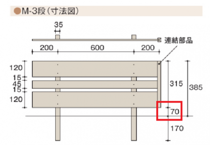 Eフェンスすきま7cm