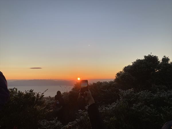 さつま半島最南端開聞岳