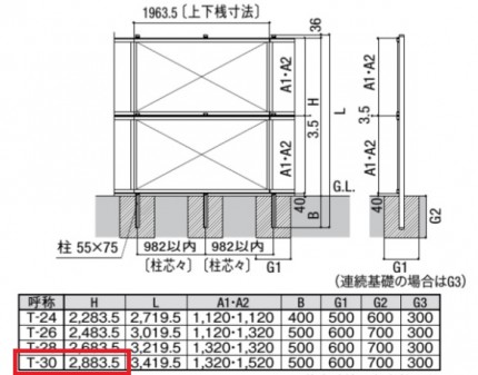 独立基礎ブロック仕様のフェンス 久留米市 エクステリア 外構 E Garden