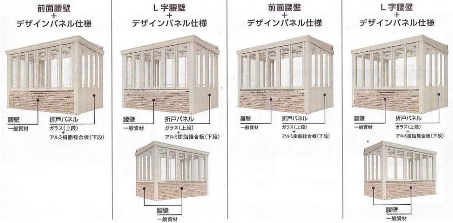 ＮＥＷ暖蘭物語　前面腰壁タイプ　デザインパネル仕様